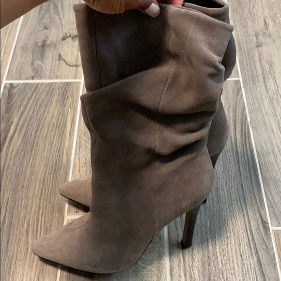 Suede high heeled boots - Picture 6 of 6